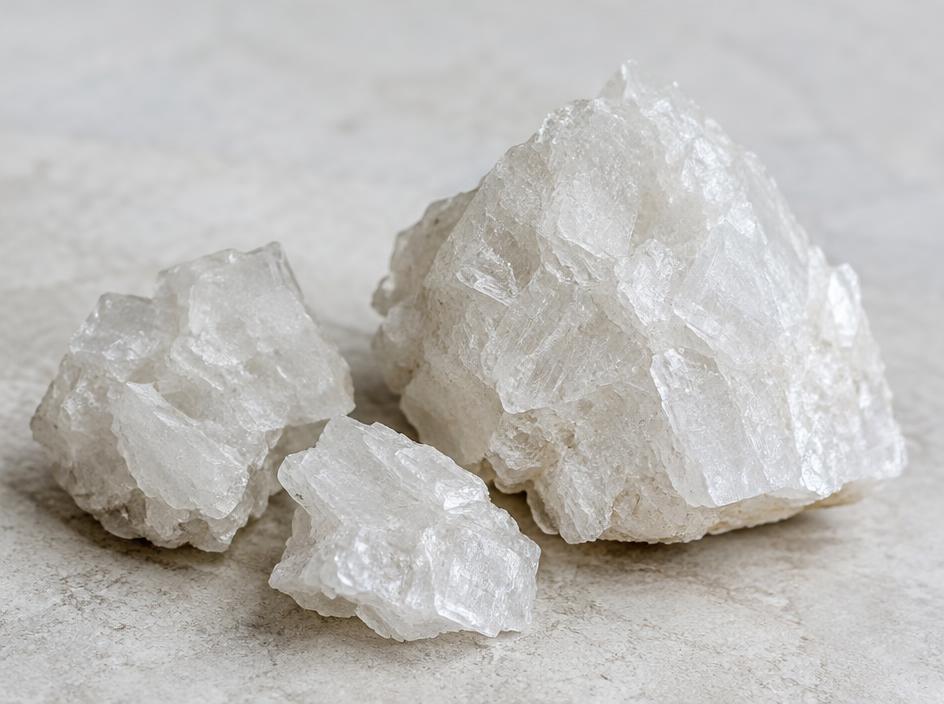 Natural mineral crystals